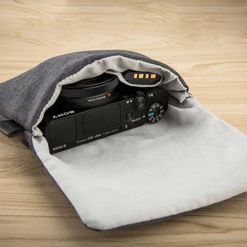 Нейлоновая сумка для хранения камеры Roadfisher с ремешком на запястье Sony RX100M6 M5A M4 M3