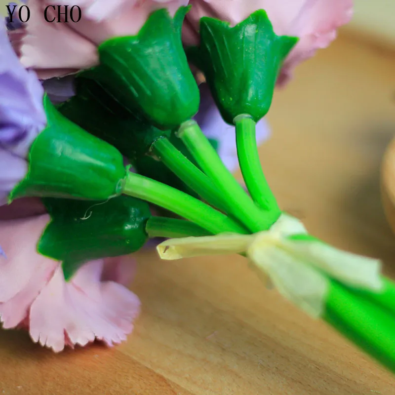 Цветы гвоздики 1 букет 6 головок Гвоздика искусственный цветок для свадьбы дома и