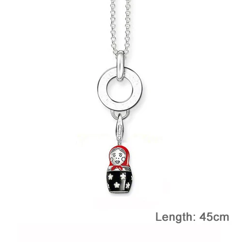 Модные Серебристые русские куклы Diy Подвески подходящие Браслеты и ожерелья