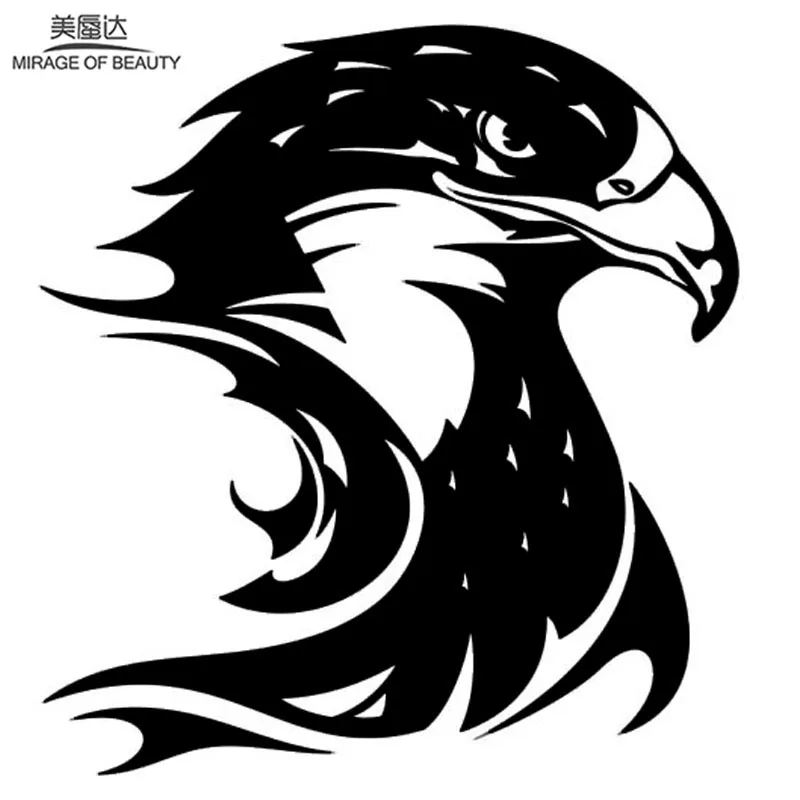 Автомобильная виниловая наклейка стикер с изображением головы огненного огня