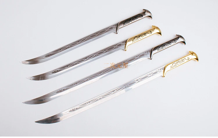 Elves King Sword The Hobbit movie props Stainless steel material length 71-102cm home decor