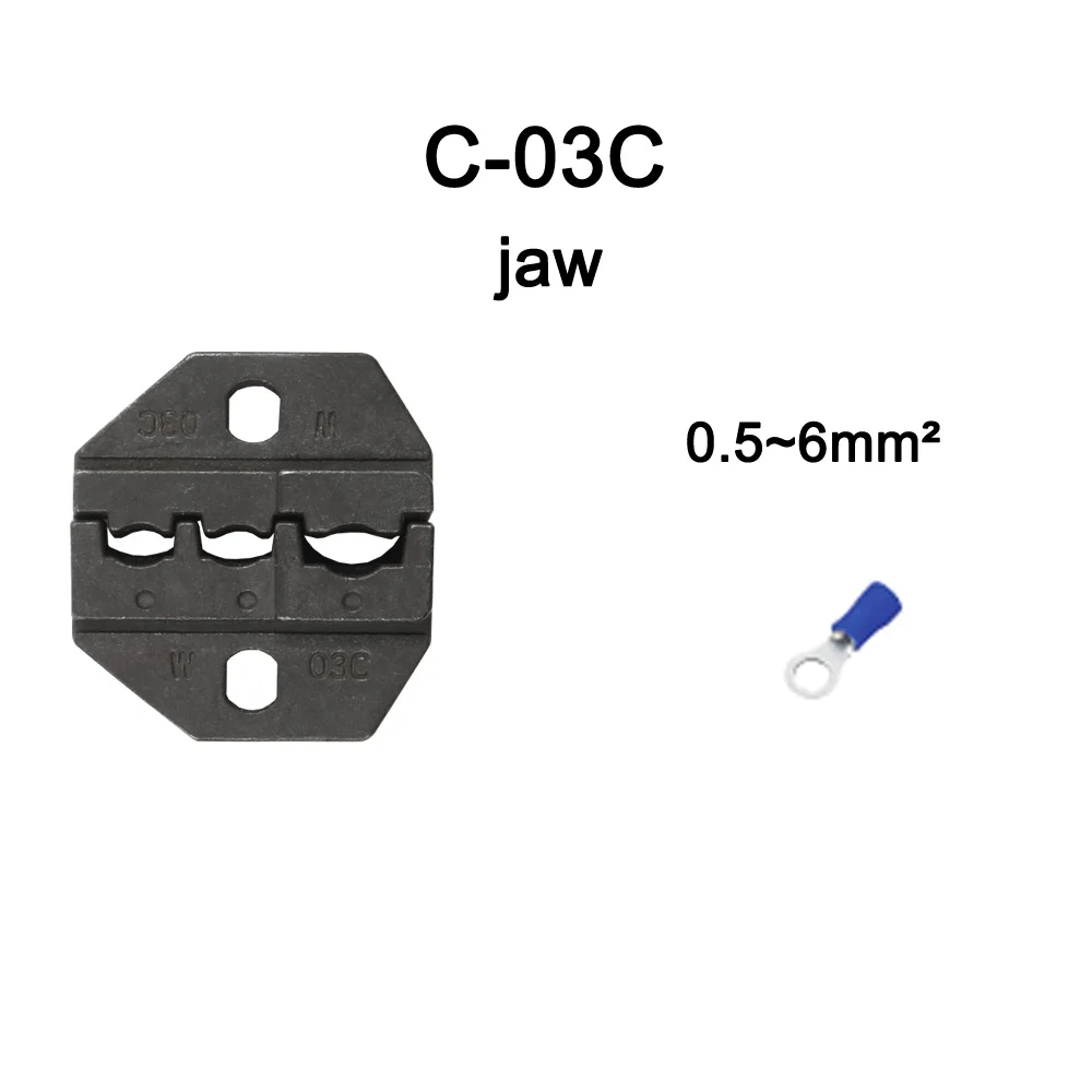 C03C LUBAN C35WF C25WF C02 C02H C01 C05H C02H1 C-03D C03B C03C C04WF штампы наборы для C обжимной Пилер штампы плоскогубцы модули челюсти - Цвет: C03C