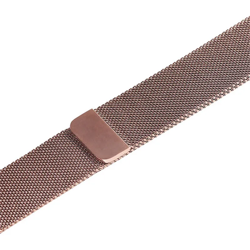 Ремешок для часов, Миланская петля, для девочек; мини-юбка для apple watch группа 4 44/40 мм Нержавеющая сталь браслет ремешок для наручных часов Iwatch серии, версия 1, 2, 3, ремешок 38/42 мм длина браслета Аксессуар - Цвет ремешка: rose gold