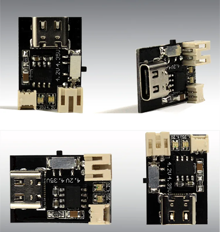 UC 1S зарядное устройство 4,2 V 4,35 V дополнительный разъем типа C для PH1.25 PH2.0 Lipo батарея мини RC FPV Дрон Квадрокоптер крошечный Whoop