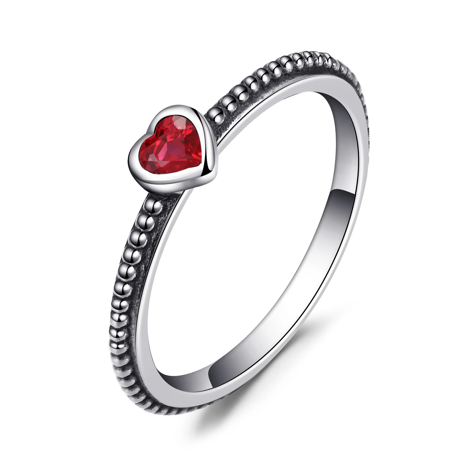 Jewelrypalace стерлингового серебра 925 Бесконечная любовь Красный муранского Стекло