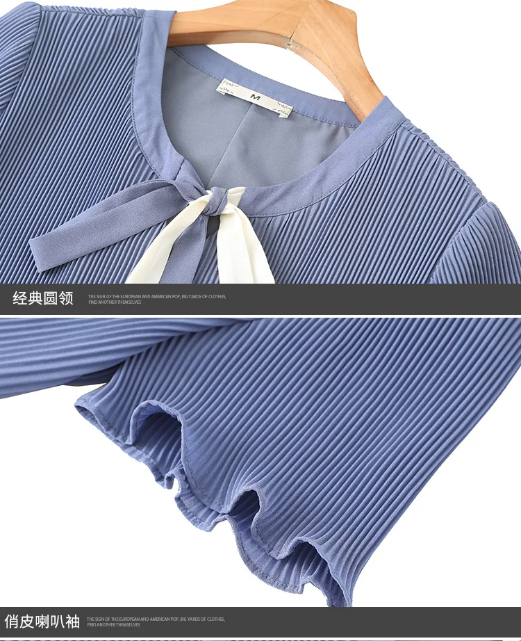 Женское шифоновое платье в складку повседневное плиссированное с коротким