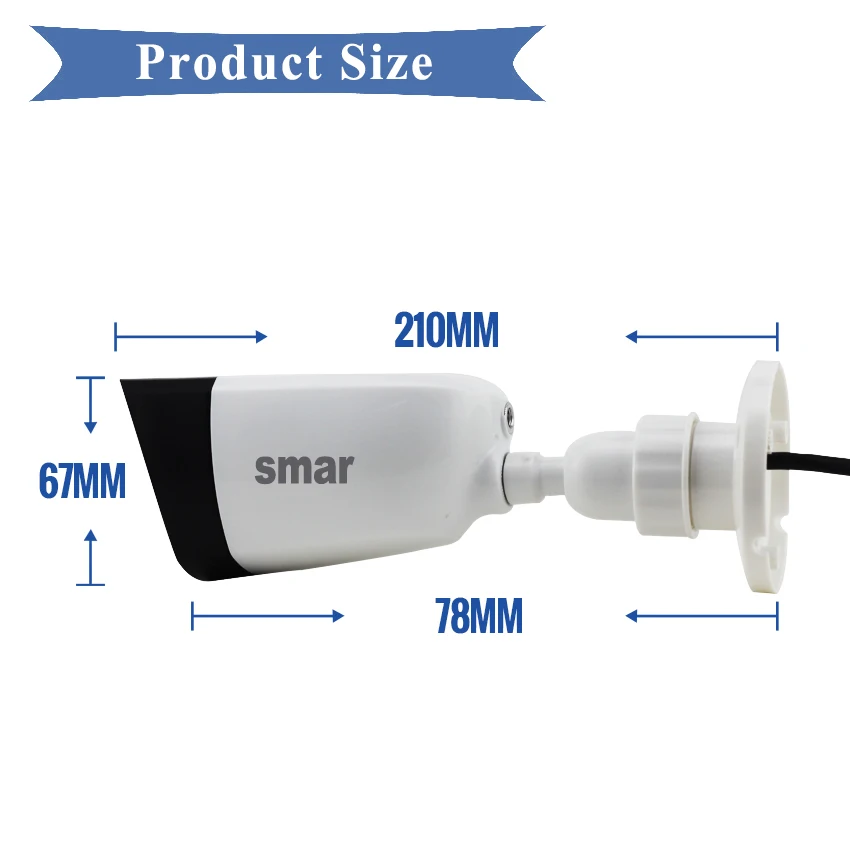 IP камера Smar 720P/960P/1080P Full HD PoE 30 ИК светодиодов ночное видение домашняя