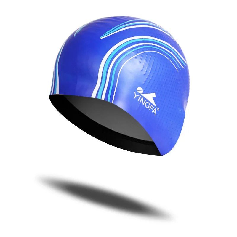 Универсальные мужские и женские черные плавательные шапки 2016 силиконовая