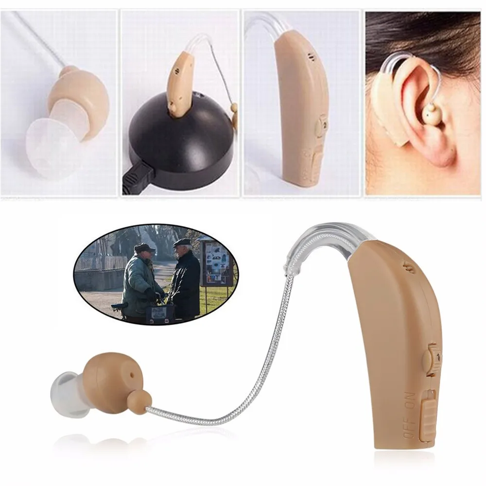 Для пожилых слуховой аппарат с перезаряжаемым невидимым усилителем звука для