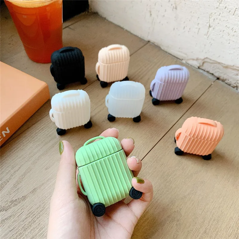 Подходит для Apple AirPods мультфильм беспроводной Bluetooth чехол гарнитуры силиконовый