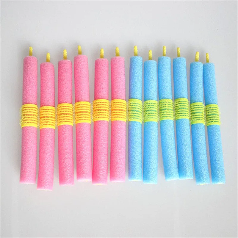 12 шт. мягкие бигуди для завивки волос|hair curler tool|sponge hairsoft hair curlers |