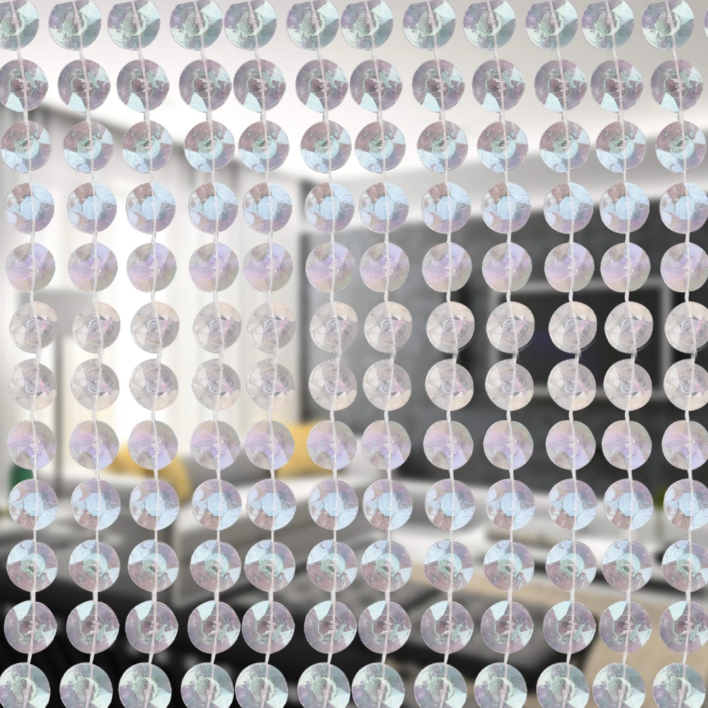 Восьмиугольные Хрустальные акриловые бусины 30 м украшения для свадебной