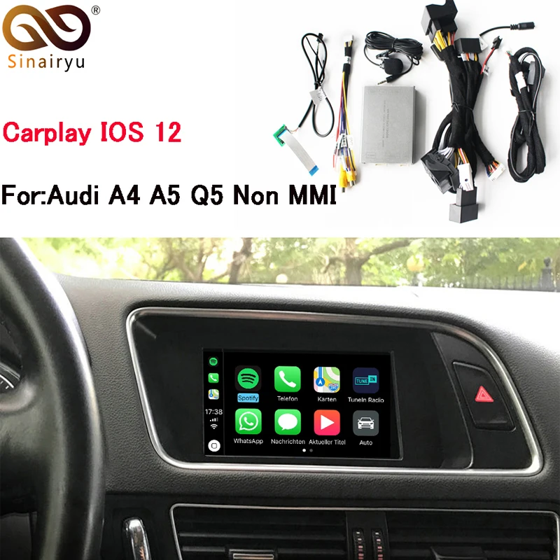 Sinairyu видео интерфейс с Carplay функции зеркального отображения экрана для A4 A5 B8 Q5 Audi