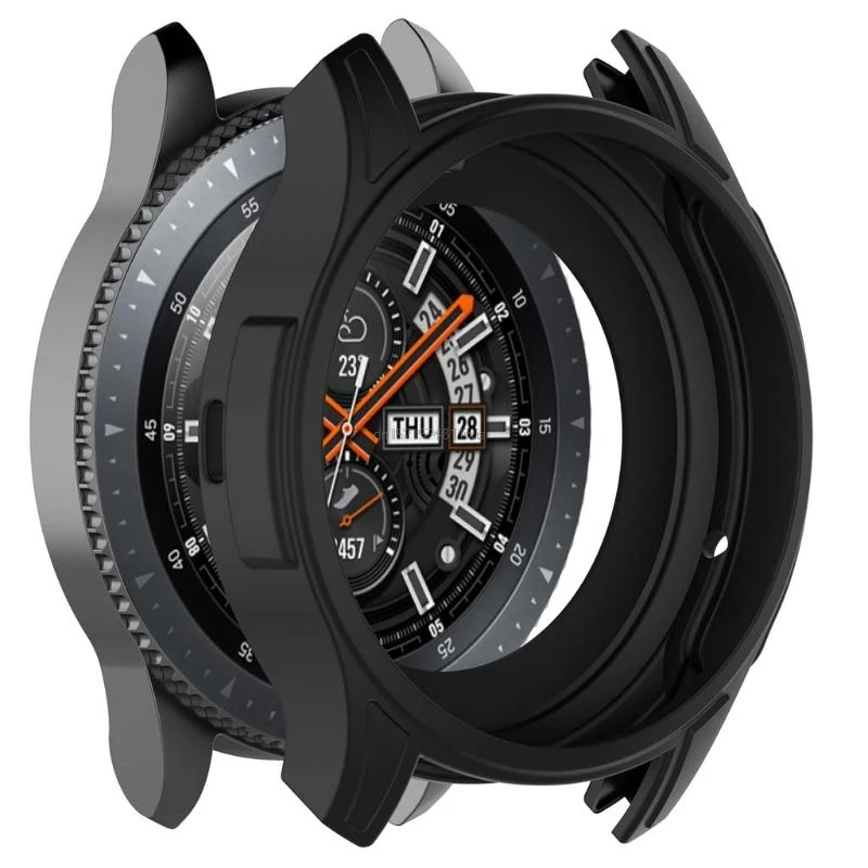 Силиконовый мягкий защитный чехол для Samsung Galaxy Watch 46 мм Gear S3 Frontier | Электроника