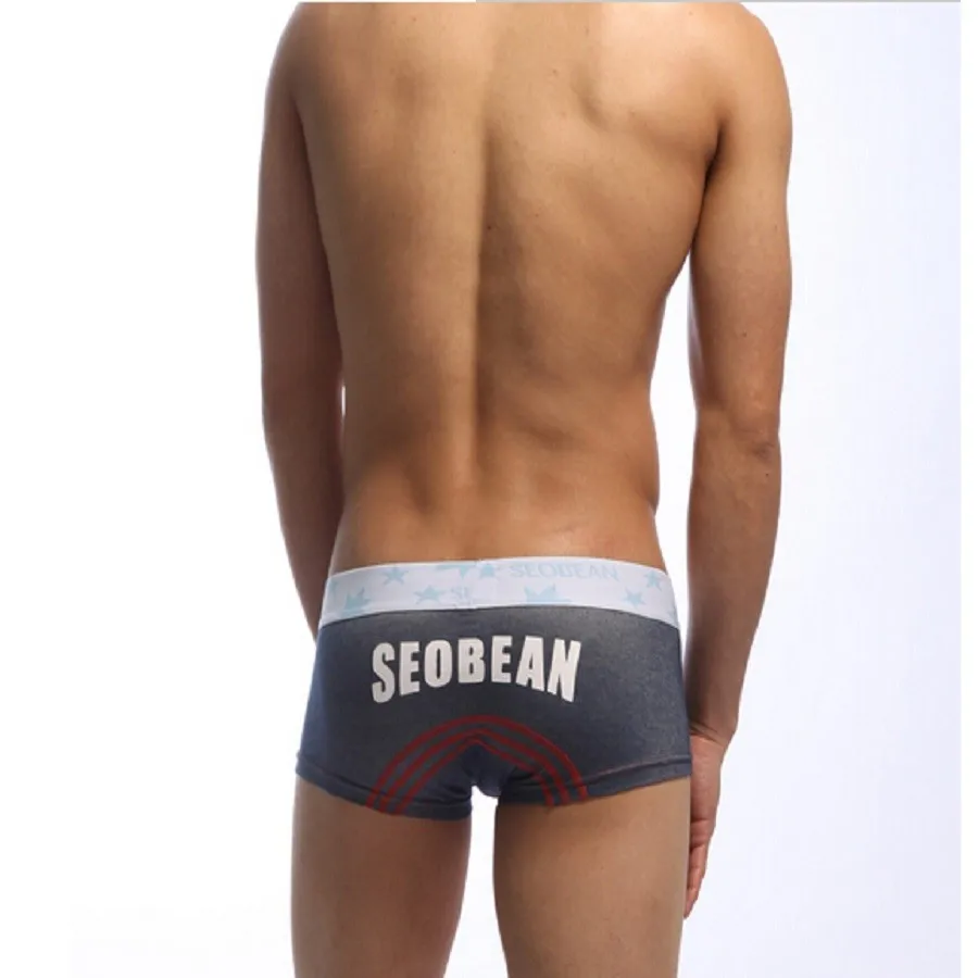 4 шт./партия новый стиль Брендовые мужские боксеры нижнее белье хлопковые базовые