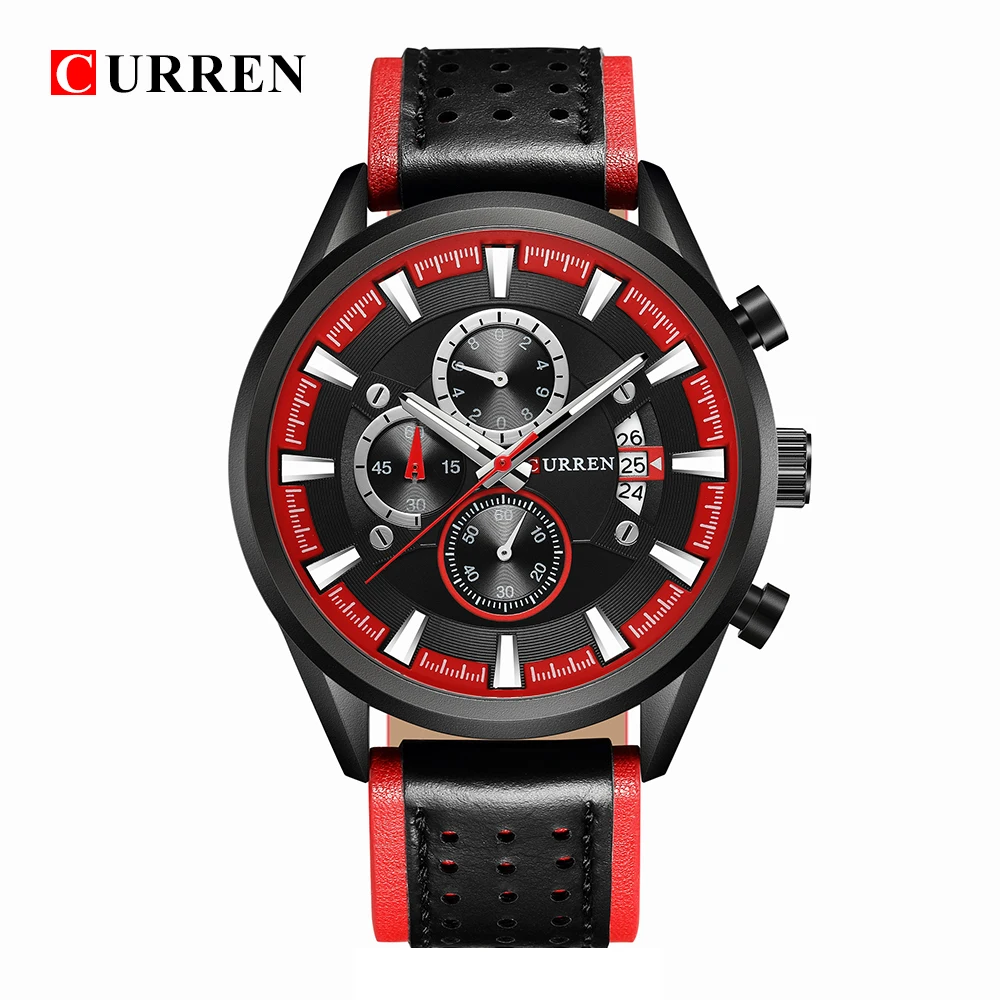 CURREN 2019 модные кварцевые часы мужские Топ бренд Роскошные деловые наручные Hodinky