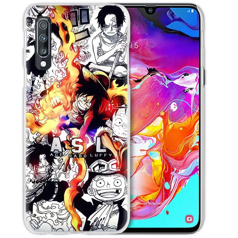 04 Цельный чехол Comie для samsung Galaxy A50 A70 A20e A40 A30 A20 A10 A8 A6 Plus A9 A7 жесткий прозрачный чехол для телефона из поликарбоната - Цвет: 04
