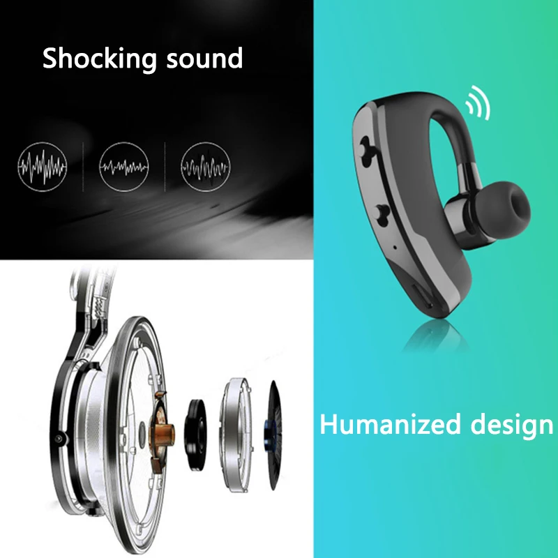 V9 Беспроводная Bluetooth 4 0 гарнитура свободные руки спортивные наушники|Наушники и