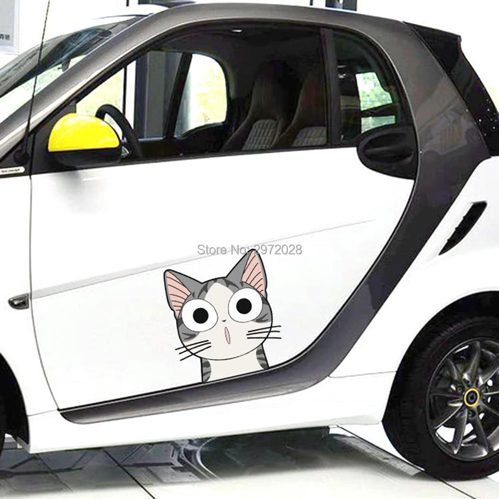10 x новейших милых домашних автомобильных наклеек с кошкой Чи автомобильные