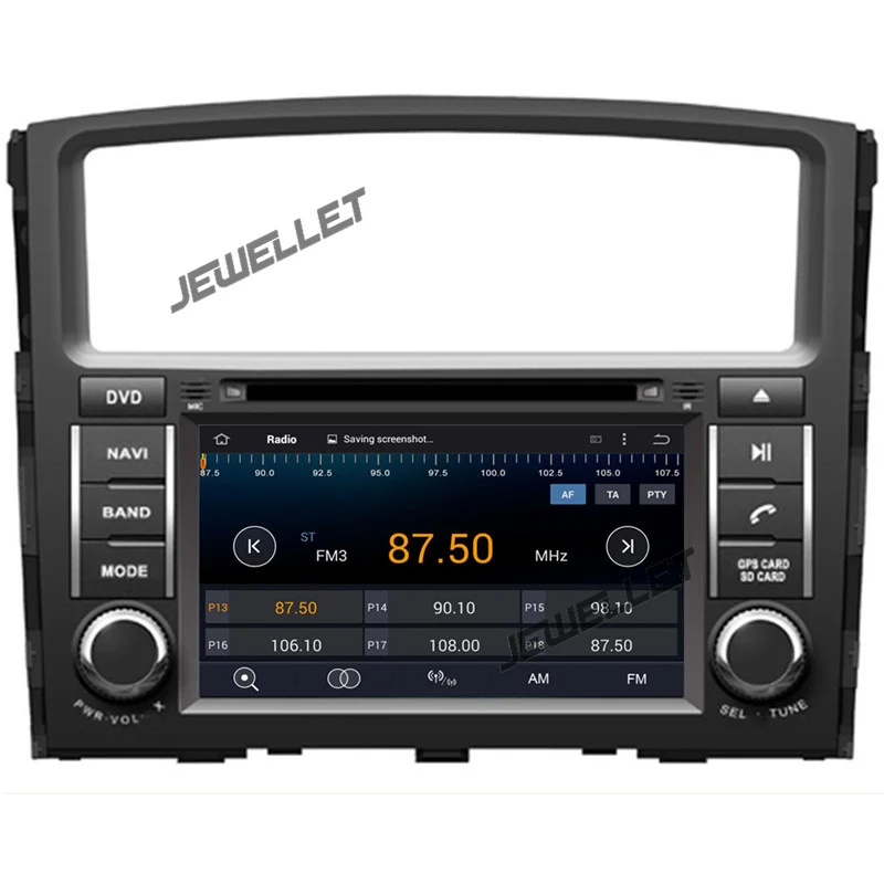 Восьмиядерный IPS экран Android 9 0 автомобильный DVD GPS Радио Навигация для Mitsubishi Pajero