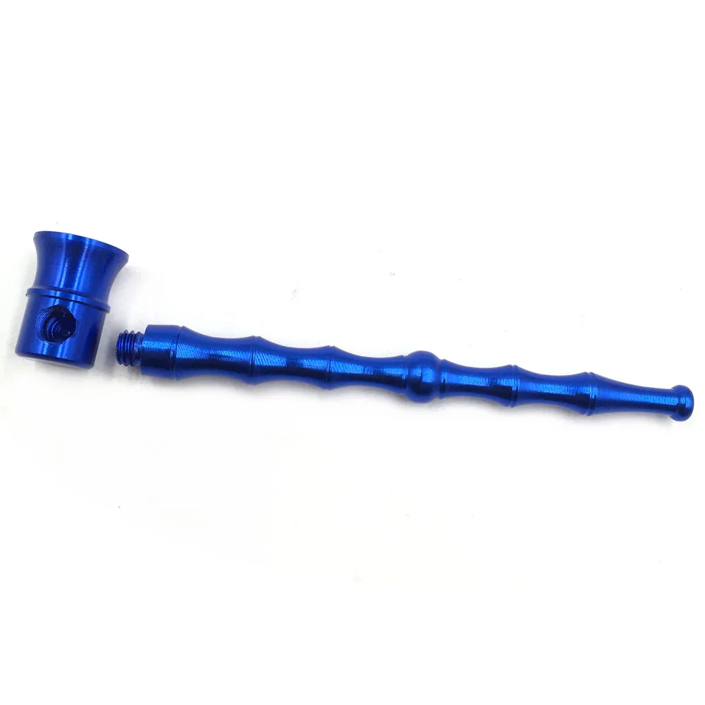 Small Bamboo Tobacco Stems Smok Metal Pipes Portable Creative Smoking Pipe Herb Gifts Grinder Smoke | Дом и сад