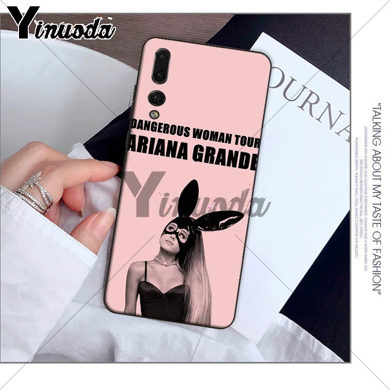 Yinuoda Cat Ar Ariana Grande мягкий чехол для телефона из ТПУ Huawei P10 plus 20 pro P20 lite mate9 10 honor view10