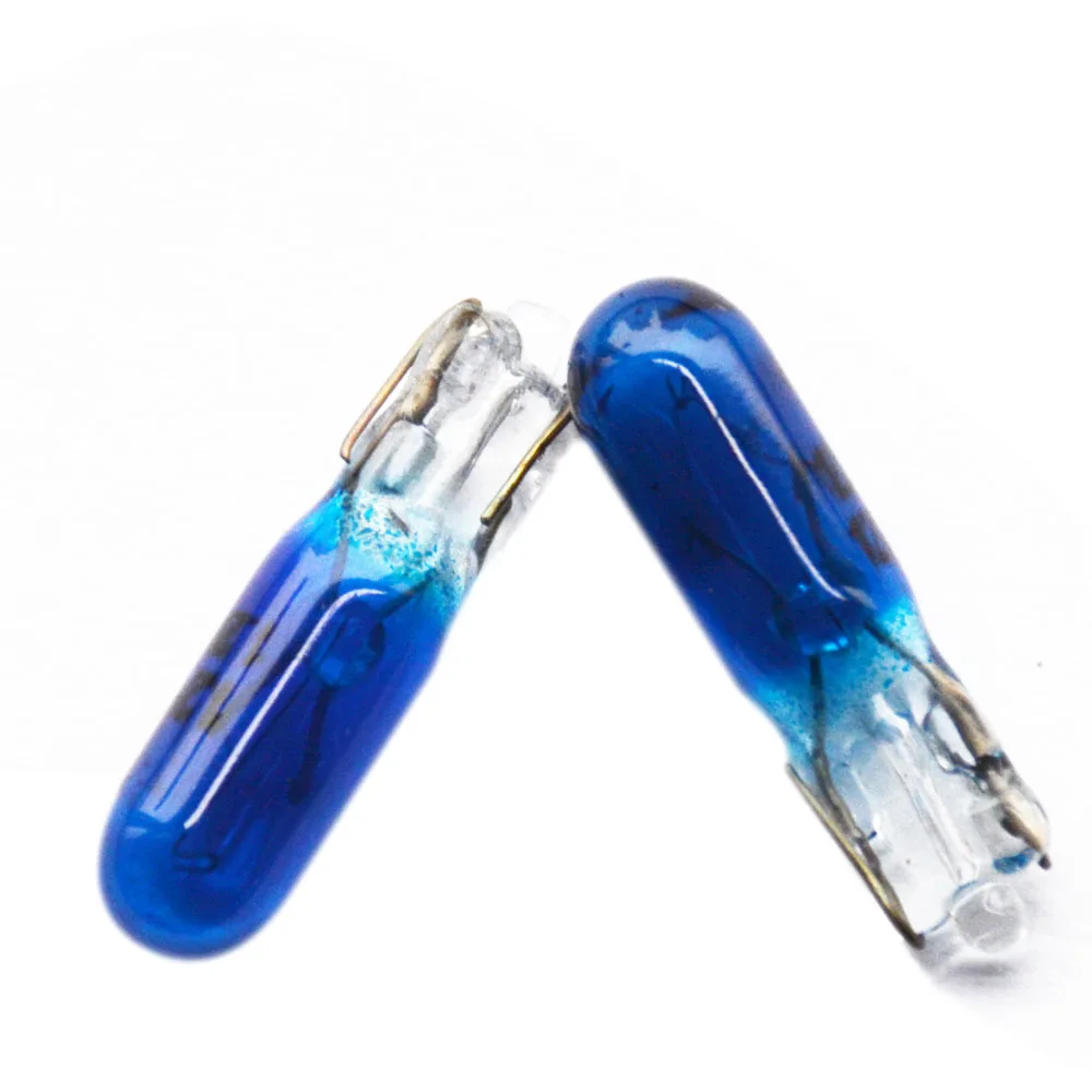 Автомобильные внутренние светильники DREEPIN W2W T5 12V 1,2 Вт для приборной панели с галогенной лампой OEM clear/blue/amber 20PCE. Оптовая продажа с доставкой.