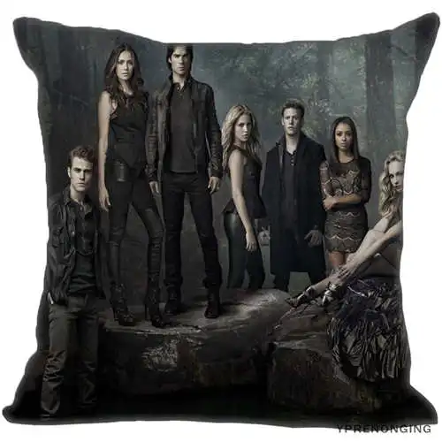 Pillowcase Best Custom The-Vampire-diaries(1)@ 1 Наволочка на подушку, спальня Home Square Наволочка на молнии(одна сторона)#190404-1-19 - Цвет: Pillowcase