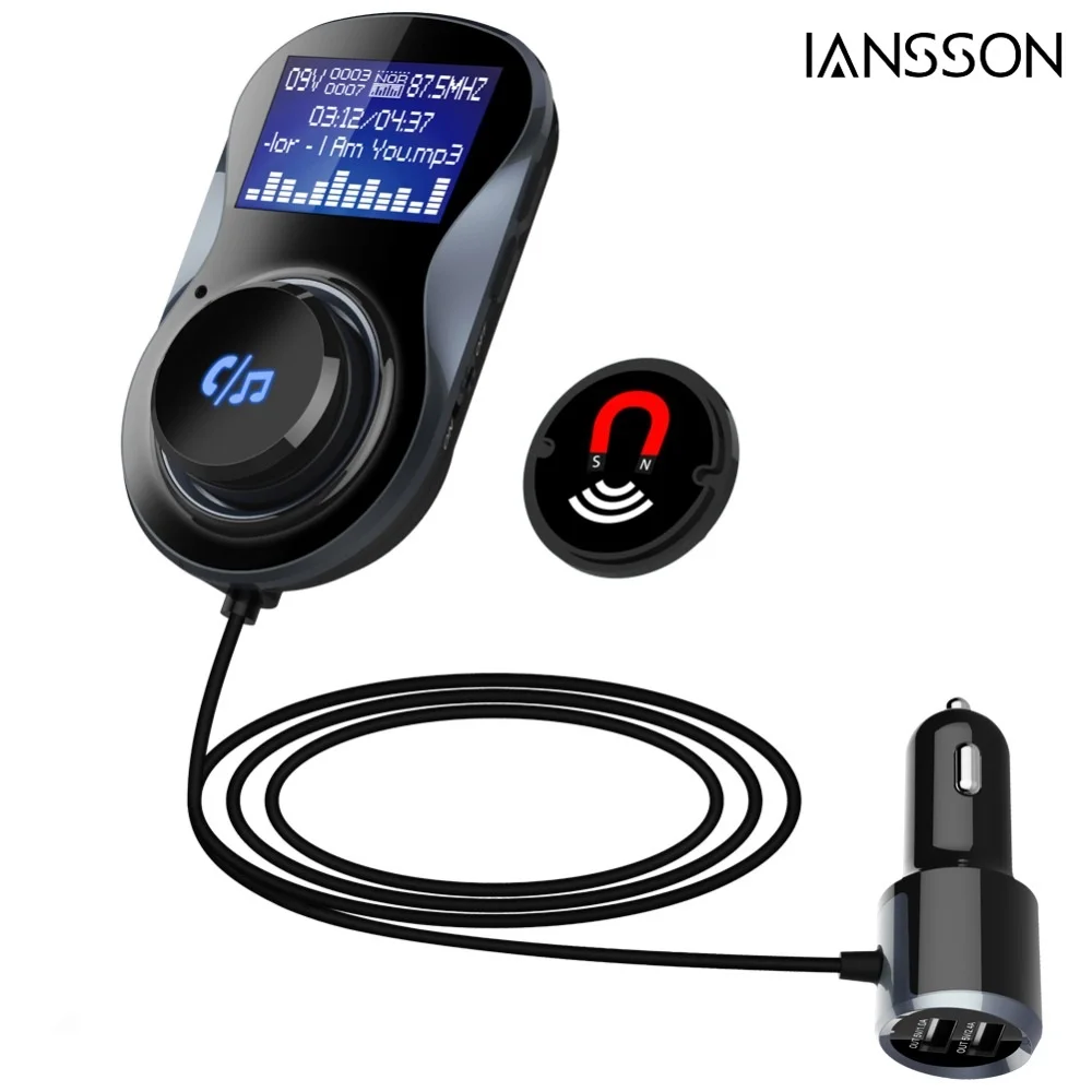 BC30 громкой связи Bluetooth автомобильный набор свободные руки fm передатчик