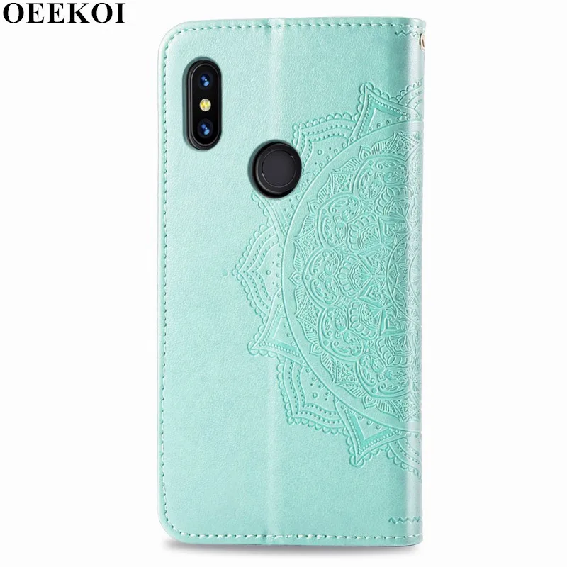 Кожаный чехол книжка с изображением цветка OEEKOL Datura для UMIDIGI S3 Pro|Чехлы-портмоне| |
