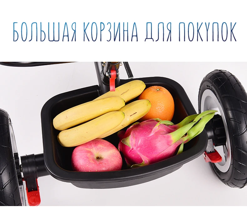 Voondo детская коляска-велосипед Многофункциональный трехколесный велосипед подходит для детей от 6 месяцев до 5 лет Русский