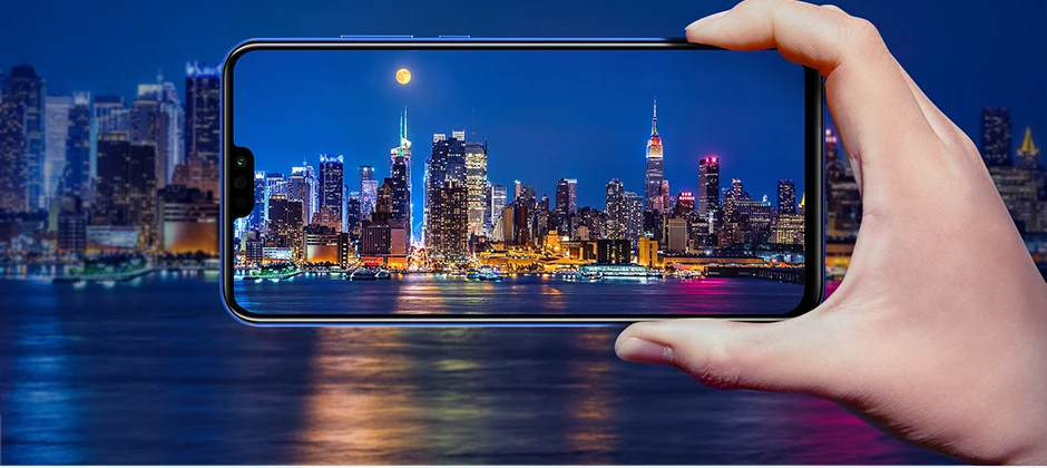 Полноэкранный Смартфон Honor 8X6,5 дюйма с глобальной прошивкой OTA, не 8x max, мобильный телефон Android 8,1, Восьмиядерный сканер отпечатков пальцев