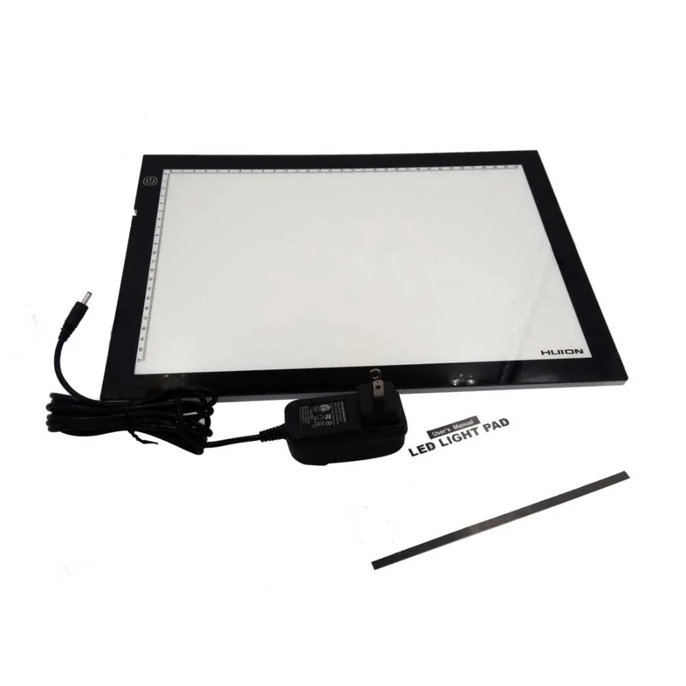 Huion 8,27 ''x 12,2'' A4 светодиодный светильник коробка профессиональная анимация ультра тонкая доска для рисования сенсорная Регулируемая подсветка