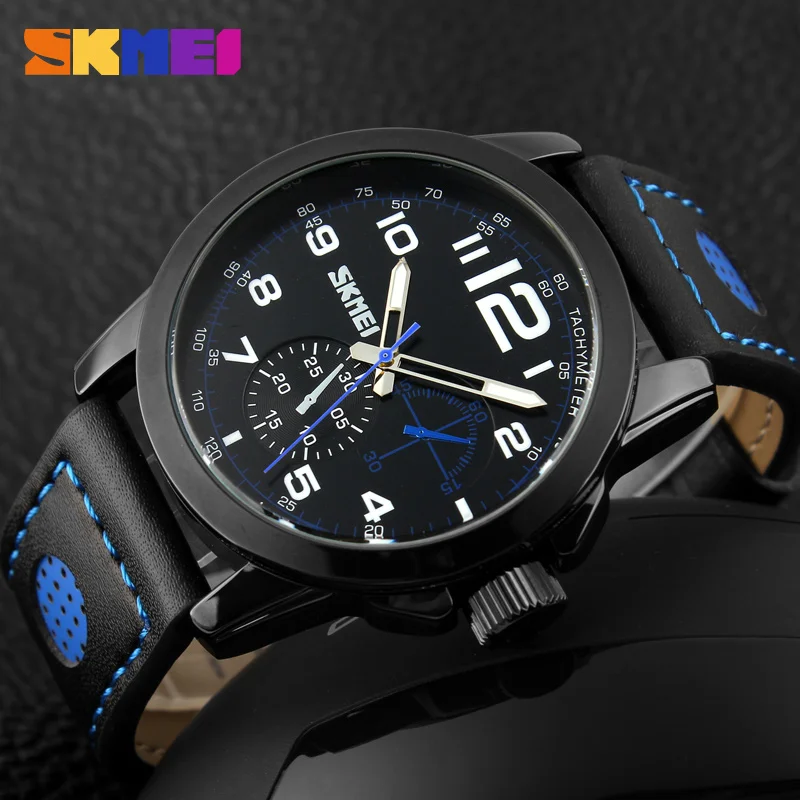 SKMEI Мужские кварцевые часы мужские модные повседневные Relogio Masculino Montre Homme из