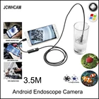 JCWHCAM эндоскоп, камера Android HD 720P 8 мм 5 м, гибкая Водонепроницаемая Автомобильная камера-эндоскоп с usb-разъемом