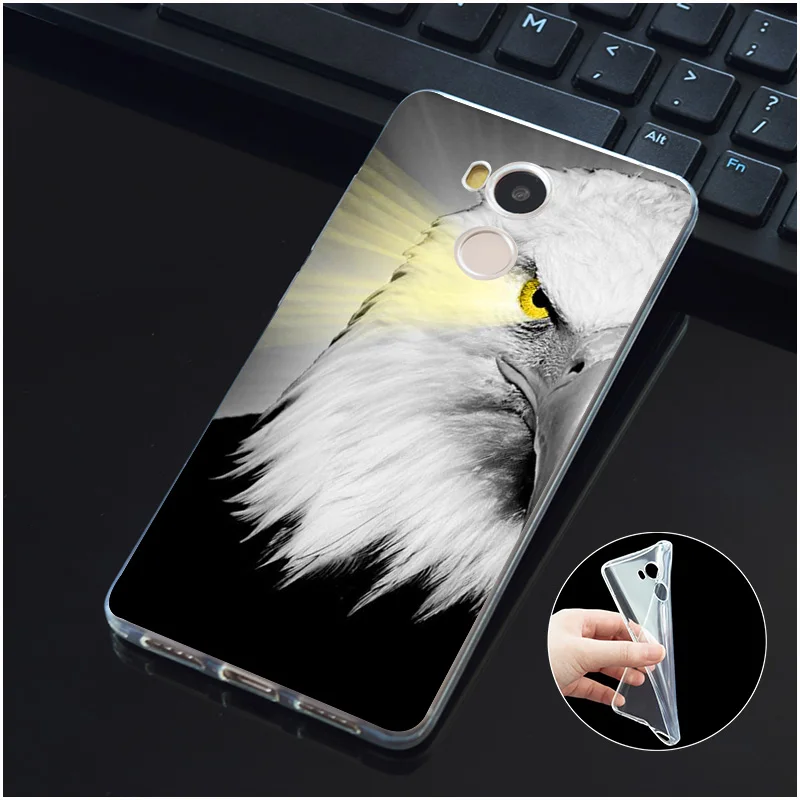 DREAMFOX M466 Eagle Мягкий ТПУ силиконовый чехол для Xiaomi Redmi Note 3 4 5 Plus 3S 4A 4X 5A Pro Global |