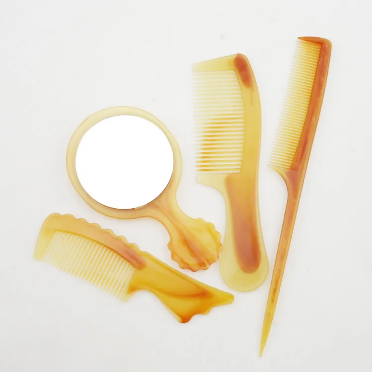 Компл./Лот быстрая доставка набор 4 в 1 расческа для волос зеркальная