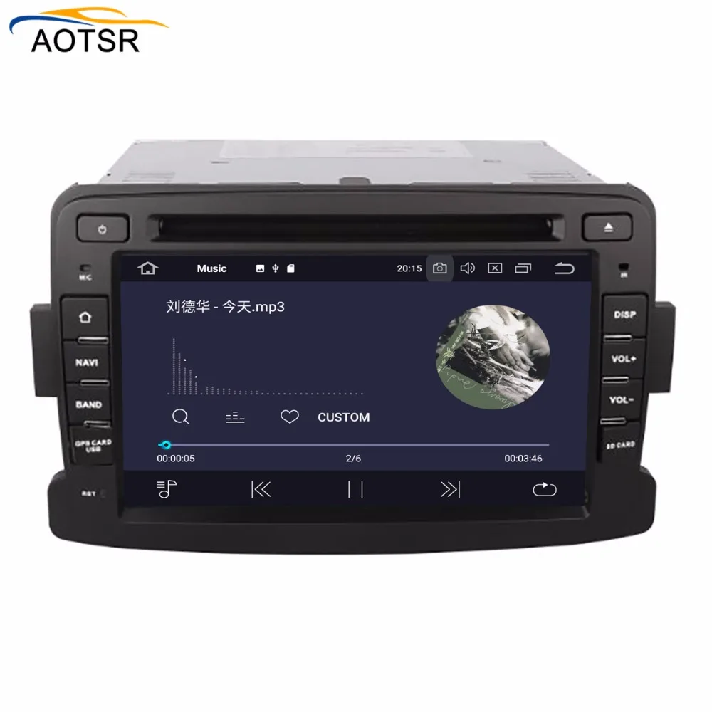 Автомобильный мультимедийный dvd плеер IPS Android 9 0 головное устройство для Renault Duster