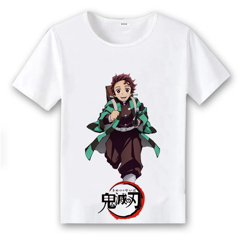 12 Футболка унисекс в японском стиле с героями аниме «Demon Slayer Kimetsu no Yaiba Tanjirou Kamado Nezuko Kamado»; костюм для косплея; летняя футболка; Повседневный Топ - Цвет: 12