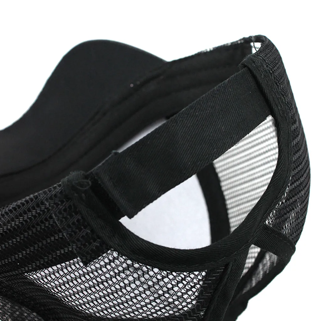 girls cap Ponytail Messy Buns Trucker Plain Baseball Visor Cap Unisex Glitter Hat petten voor mannen cappellini uomo#XP15