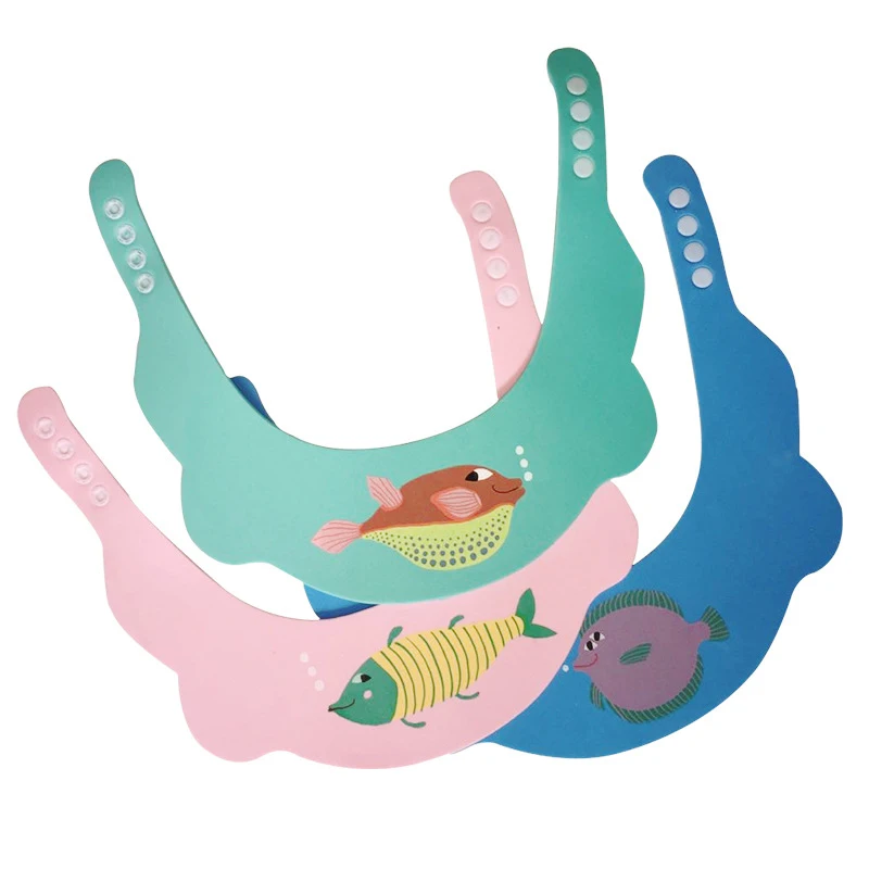 Регулируемая Водонепроницаемая детская шапочка для шампуня младенцев Мягкая EVA