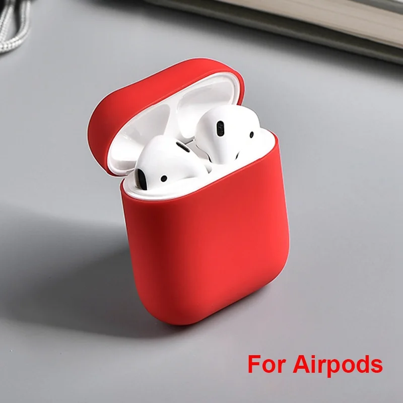 Силиконовый чехол Luquid для Airpods 1 2 Чехол Мягкий силиконовый резиновый полный защитный чехол для Airpods 1 2 чехол противоударный