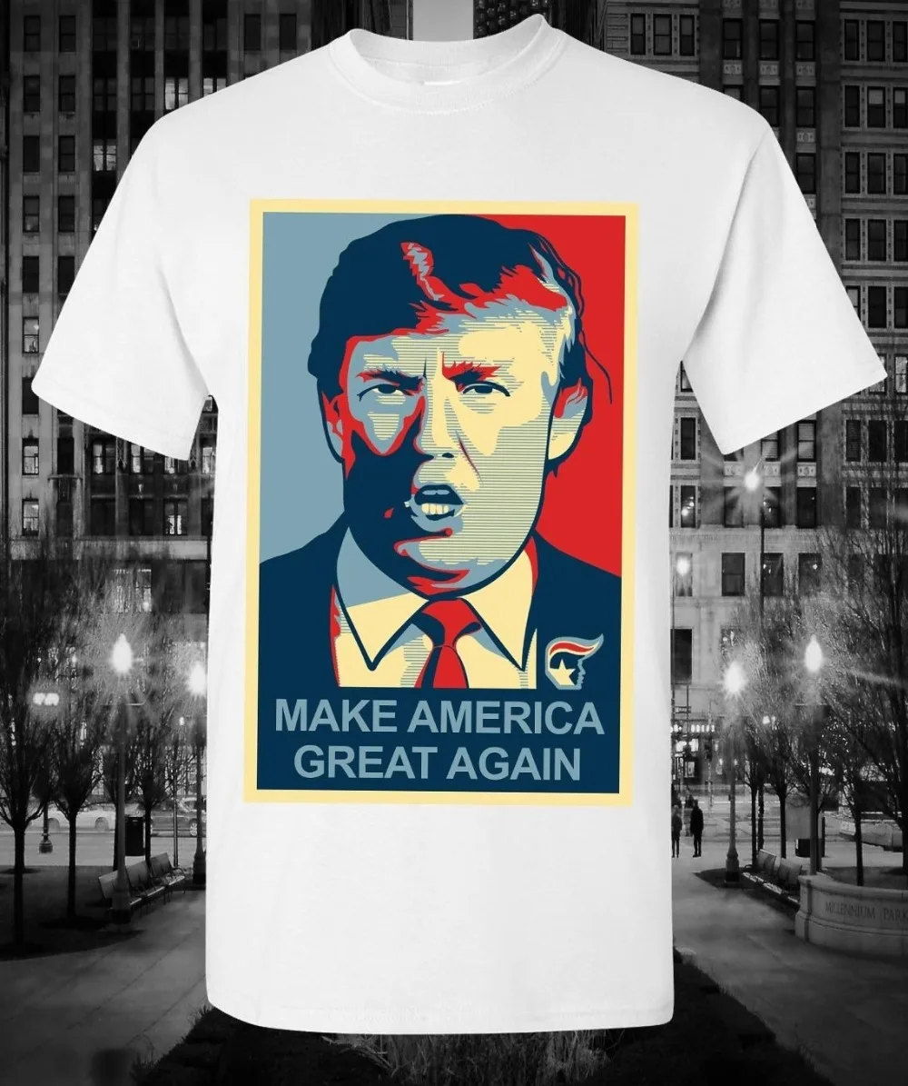Футболка с изображением Дональда Трампа сделай Америку великолепной снова