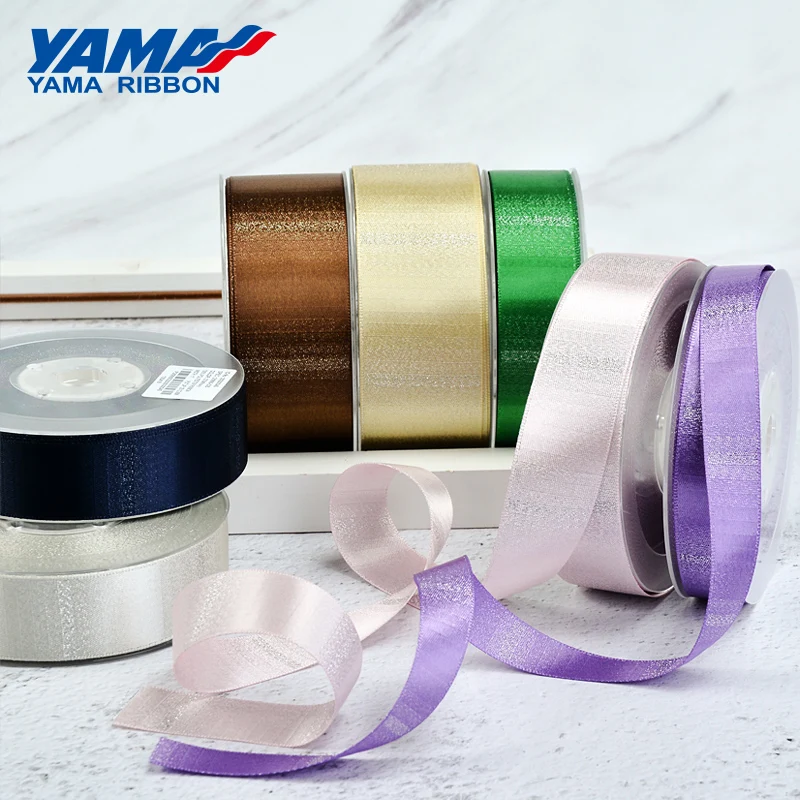 Серебряная Фиолетовая лента YAMA Ombre 9 мм 16 25 38 100 ярдов/рулон 3/8 дюйма 5/8/1 дюйм 1 5
