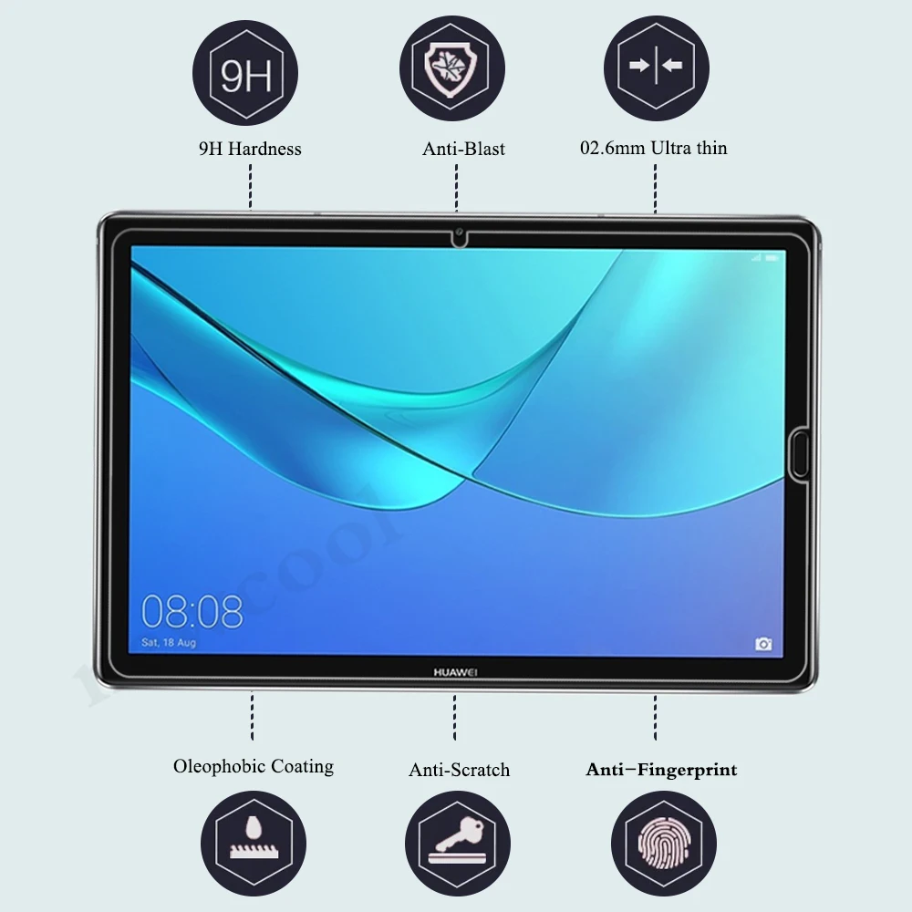 T5 10 закаленное защитное стекло для экрана huawei MediaPad T3 8,0 9,6 10 M5 10 pro/M5 10,8 8," M5 Lite 10,1 Защитная пленка для планшета
