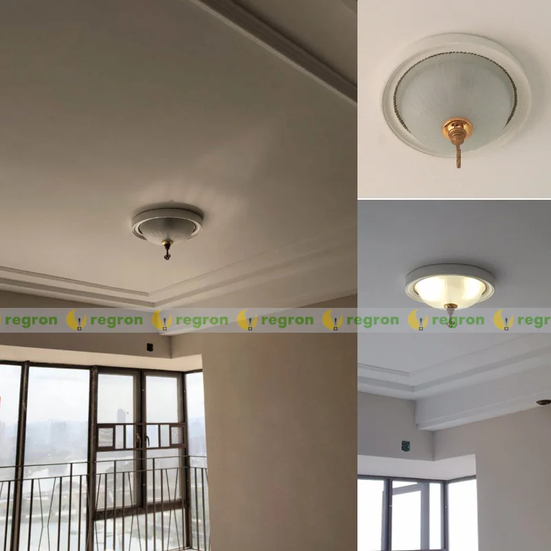 Скандинавский розовый белый Потолочный светильник для спальни светодиодный с