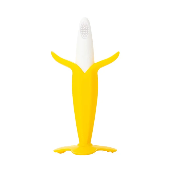 corn yellow Детский банановый прорезыватель, безопасный, пищевой, силиконовый, Прорезыватель для зубов, Прорезыватель для зубов, детский, уход за зубами, игрушка, подарок, Прорезыватель для зубов - Цвет: corn yellow