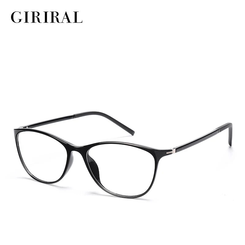 TR90 женские очки Круглые для близорукости прозрачные дизайнерские брендовые