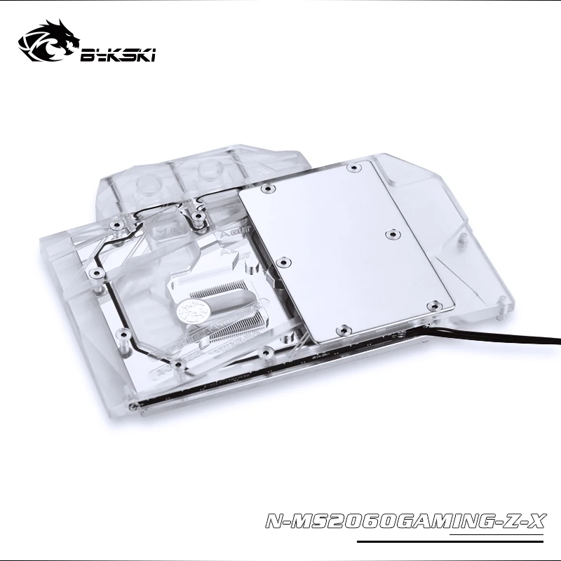 Водный блок Bykski для MSI RTX2060 GAMING Z 6G/ ventus 6G/6G OC /RTX2070 8G /3PIN 5V RGB / 4PIN 12V RGB|Кулеры и системы