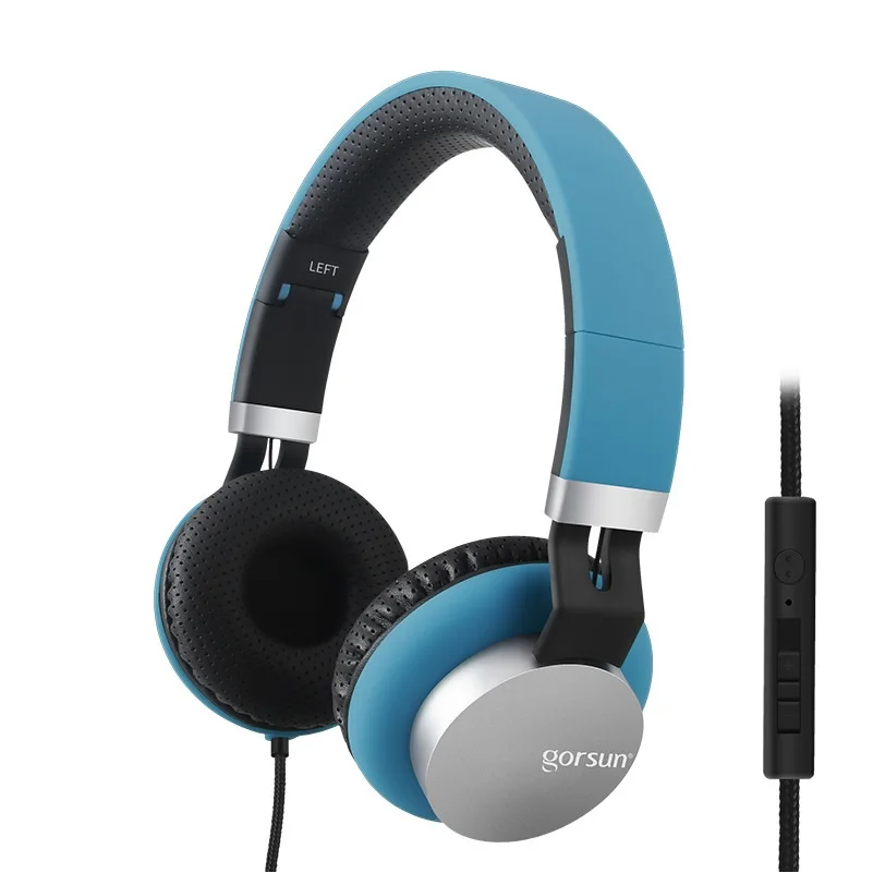 Новые проводные наушники с микрофоном Накладные бас HiFi Звук музыка стерео для